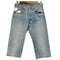 リーバイス Levis 501 ボタン裏555刻印 バレンシア工場製 ボタンフライ カットオフ クロップドデニム レディース W30 L36