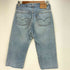 リーバイス Levis 501 ボタン裏555刻印 バレンシア工場製 ボタンフライ カットオフ クロップドデニム レディース W30 L36