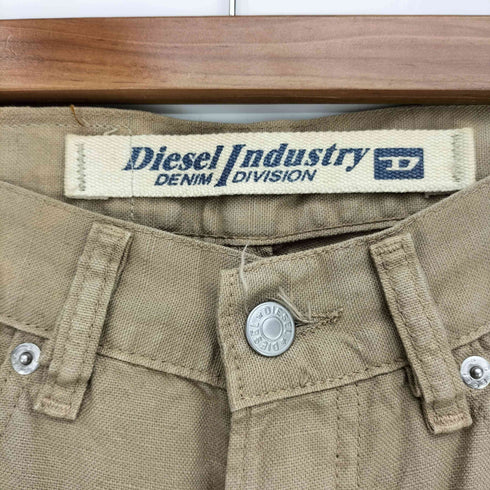 ディーゼル DIESEL Industry DENIM DIVISION イタリア製 リネン混 ボタンフライ リネンデニム y2k レディース 25inch