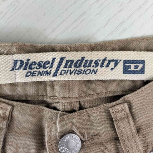 ディーゼル DIESEL Industry DENIM DIVISION イタリア製 リネン混 ボタンフライ リネンデニム y2k レディース 25inch