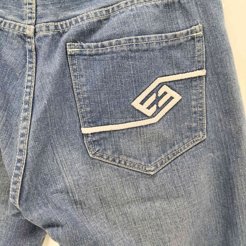 エニーチェ enyce 00S ロゴ 刺繍 ワイド ストレート デニム パンツ B系 Y2K メンズ