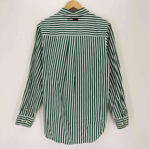 トミーヒルフィガー TOMMY HILFIGER 90-00s ストライプ L/S BDシャツ レディース 12