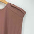 ザラ ZARA リヨセルウール ベルト ノースリーブミディ丈ワンピース レディース import:L