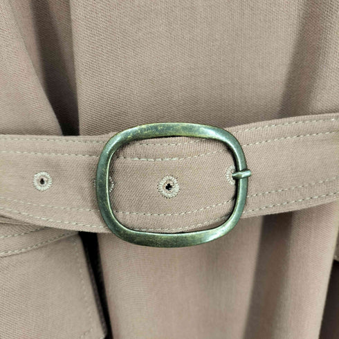 ザラ ZARA リヨセルウール ベルト ノースリーブミディ丈ワンピース レディース import:L