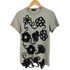 トリココムデギャルソン tricot COMME des GARCONS AD2019 フラワーデザイン S/S Tシャツ レディース L