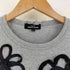 トリココムデギャルソン tricot COMME des GARCONS AD2019 フラワーデザイン S/S Tシャツ レディース L