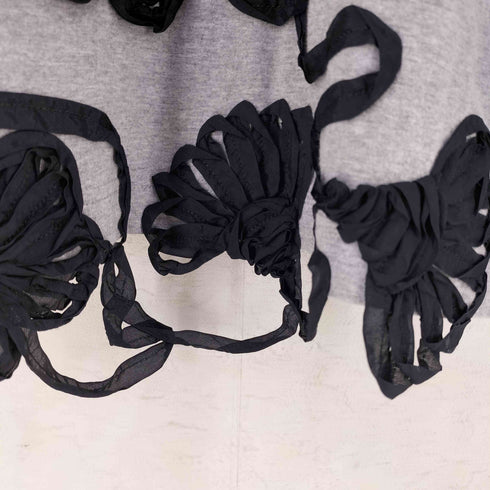 トリココムデギャルソン tricot COMME des GARCONS AD2019 フラワーデザイン S/S Tシャツ レディース L