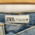 ザラ ZARA ボタンフライ 切りっぱなし スリッド デニムスカート レディース JPN:S