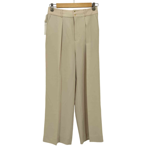 ユナイテッドアローズグリーンレーベルリラクシング UNITED ARROWS green label relaxing トリクシオンオックス ストレート ワイド パンツ レディース JPN:40