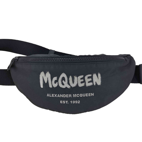 アレキサンダーマックイーン Alexander McQueen グラフィックプリント ナイロン ボディバッグ ショルダーバッグ レディース