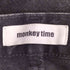 モンキータイム MONKEY TIME BLACK DENIM KNEE PANEL BAGGY メンズ JPN:M