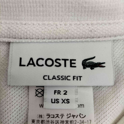 ラコステ LACOSTE ボディーサイズBIGポロシャツ メンズ import:XS