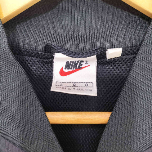 ナイキ NIKE 90s ナイロン ロゴ刺繍 サイドライン ブルゾン ジャケット メンズ JPN:L