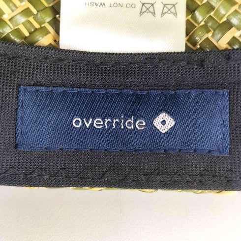 オーバーライド override 中折れ 麦わら ストローハット メンズ 59cm