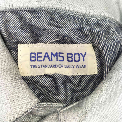 ビームスボーイ BEAMS BOY シルバー コーティング セカンド デニムジャケット レディース