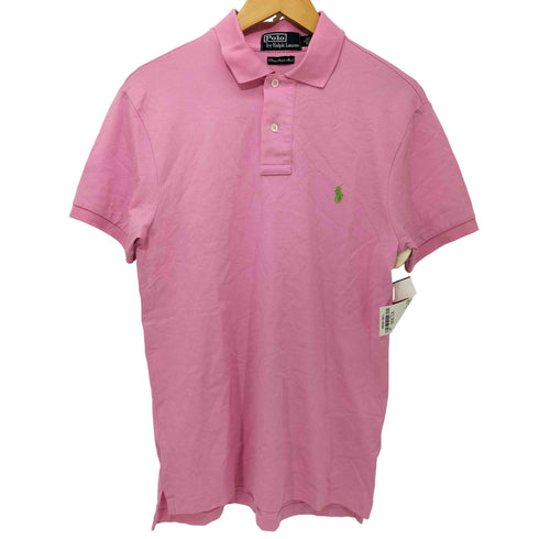 ポロバイラルフローレン Polo by RALPH LAUREN 90s Pima Stretch Mesh ポニー刺繍 ポロシャツ メンズ import:M
