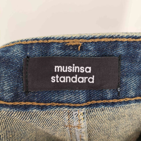 MUSINSA STANDARD ウィメンズワイドトラペーズデニムパンツ レディース 24