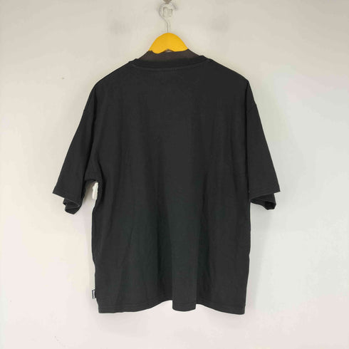 スラッシャー THRASHER ワンポイントロゴ刺繍 ハーフスリーブ ビッグシルエットTシャツ メンズ JPN:L