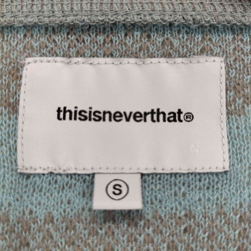 ディスイズネバーザット thisisneverthat Mesh Striped W Crewneck レディース S