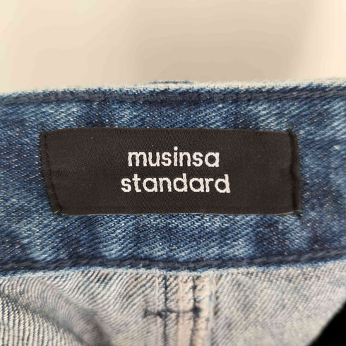 MUSINSA STANDARD ウィメンズディープタックエクストラワイドデニムパンツ レディース 24