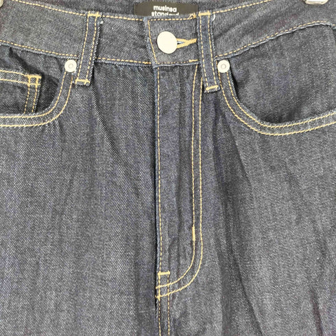 MUSINSA STANDARD ライトウェイトビッグワイドデニムパンツ レディース 26