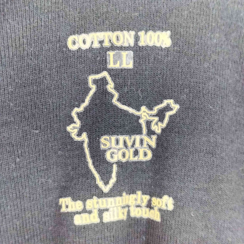 SUVIN GOLD コットン クルーネックS/S Tシャツ メンズ LL