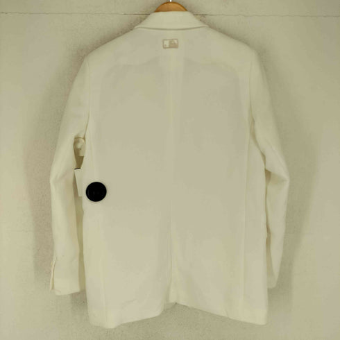 エムエルビー MLB Unisex Solid Black White Blazer メンズ S
