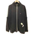 トミーヒルフィガー TOMMY HILFIGER 00s ラバーロゴ フレンチテリー スウェット ジップアップ ジャケット メンズ import:XL