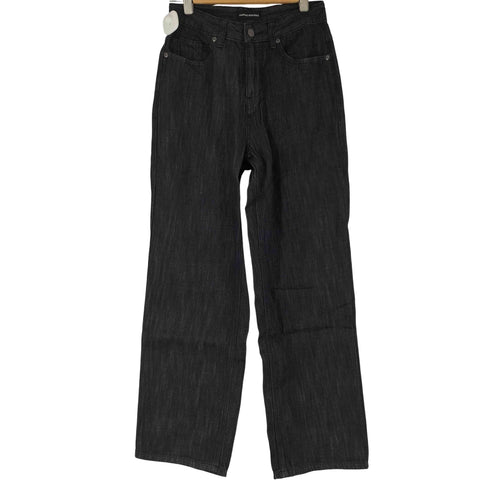 MUSINSA STANDARD リネンライクワイドデニムパンツ レディース 26