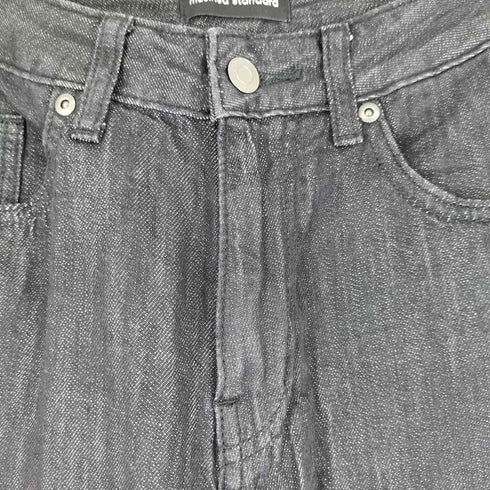 MUSINSA STANDARD リネンライクワイドデニムパンツ レディース 26