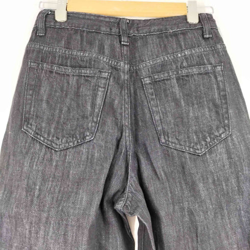 MUSINSA STANDARD リネンライクワイドデニムパンツ レディース 26