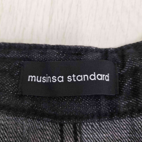 MUSINSA STANDARD リネンライクワイドデニムパンツ レディース 26