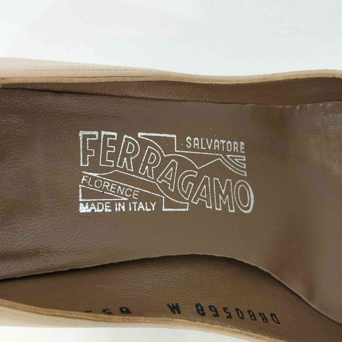 サルヴァトーレフェラガモ Salvatore Ferragamo イタリア製 ガンチーニ ヒール パンプス レディース US:6.5