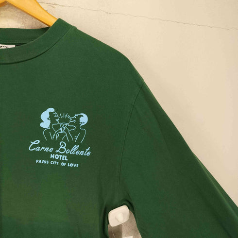 カルネボレンテ Carne Bollente 両面プリント L/S Tシャツ メンズ S