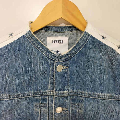 コンバーストウキョウ CONVERSE TOKYO ノーカラー デニム トラッカージャケット 2nd レディース JPN:1