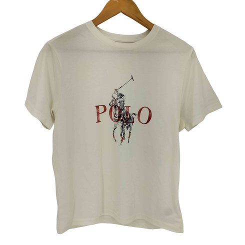 ポロラルフローレン POLO RALPH LAUREN Big Pony コットン ジャージー Tシャツ レディース import:L