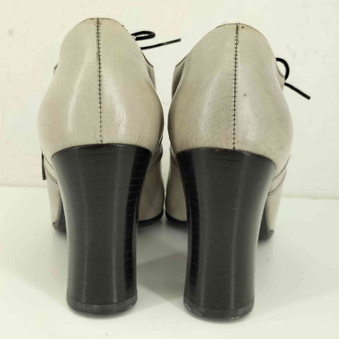 プラダ PRADA 90S レースアップ ヒールパンプス レディース JPN:37