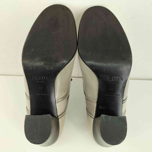 プラダ PRADA 90S レースアップ ヒールパンプス レディース JPN:37