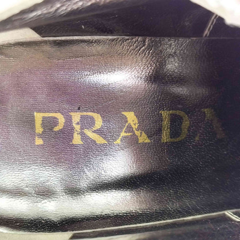 プラダ PRADA 90S レースアップ ヒールパンプス レディース JPN:37