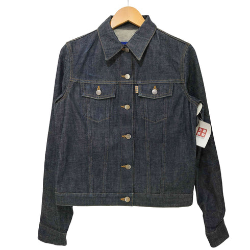 バーバリーブルーレーベル BURBERRY BLUE LABEL 濃紺 袖裏ノバチェック 3rd デニムジャケット レディース EUR:38