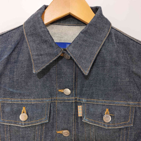 バーバリーブルーレーベル BURBERRY BLUE LABEL 濃紺 袖裏ノバチェック 3rd デニムジャケット レディース EUR:38