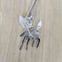 TNTNTUTU Deer Cartoon Long Necklace domestic レディース