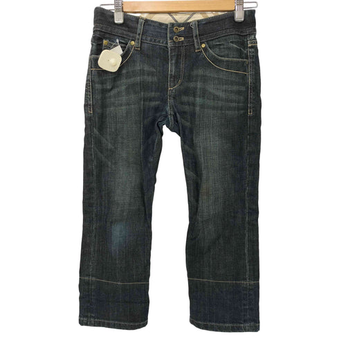 バーバリーブルーレーベル BURBERRY BLUE LABEL クロップド デニムパンツ レディース UK:24