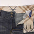 バーバリーブルーレーベル BURBERRY BLUE LABEL クロップド デニムパンツ レディース UK:24