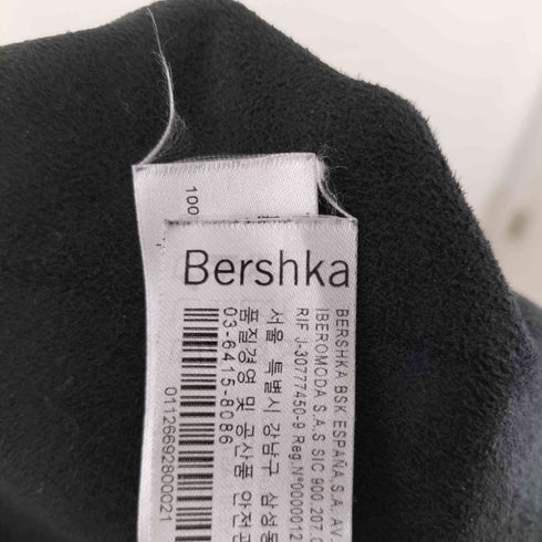 ベルシュカ BERSHKA フェイクレザー ギャザーデザイン ショートスカート Y2K レディース S