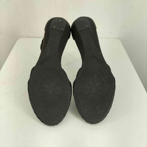 クラークス Clarks 編み込みデザイン ストラップ サンダル レディース 4