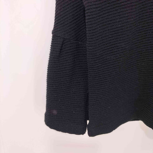 バーバリーブルーレーベル BURBERRY BLUE LABEL コットン ホース刺繍 ノバチェック切替 袖フリル カーディガン レディース EUR:38