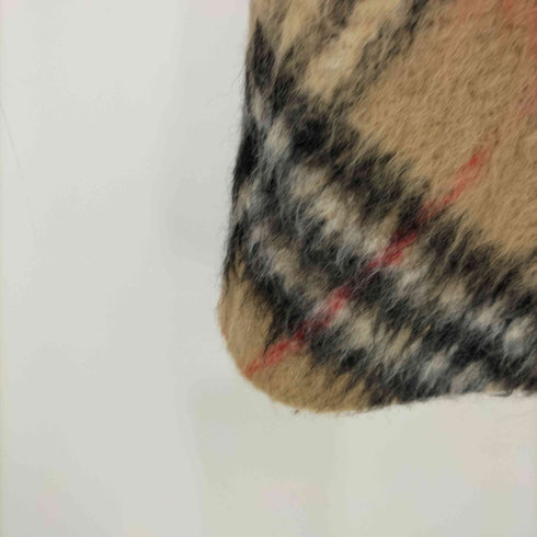 バーバリーブルーレーベル BURBERRY BLUE LABEL ノバチェック シャギー ウール タイトスカート レディース EUR:38