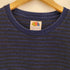 ブルーブルー BLUE BLUE インディゴ染 ボーダー クルーネック S/S Tシャツ メンズ JPN:L