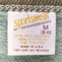 sportwear 70-80S ボディ OLD USA製 プリント S/S レーヨン混 リンガー Tシャツ 霜降り 裾袖シングル 1983 VINTAGE ヴィンテージ メンズ import:M